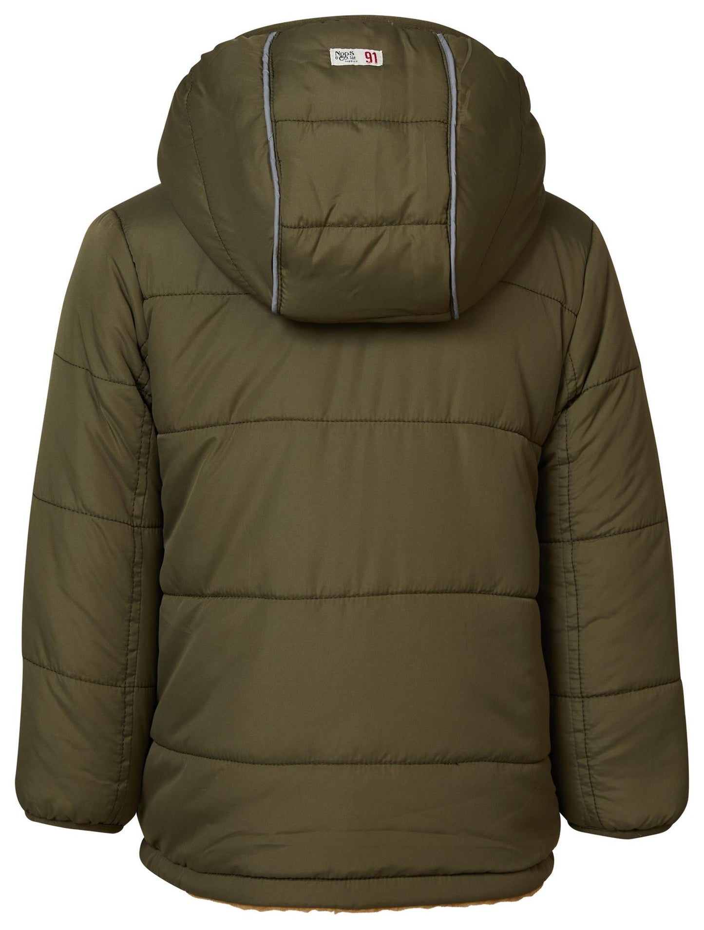 KIDS Wendejacke Teddy Olive/Chipmunk